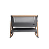 Tutti Bambini CoZee Air Bedside Crib - Oak and Charcoal - Oak and Charcoal [AWIN] [Natural Baby Shower Ltd]